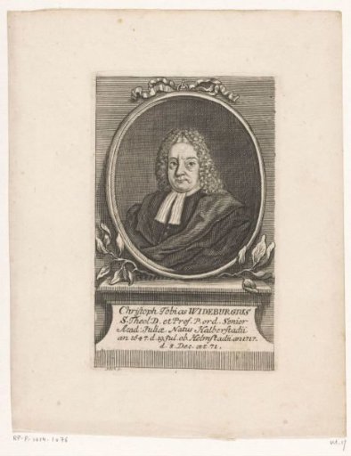Portrait of Christoph Tobias Wiedeburg
