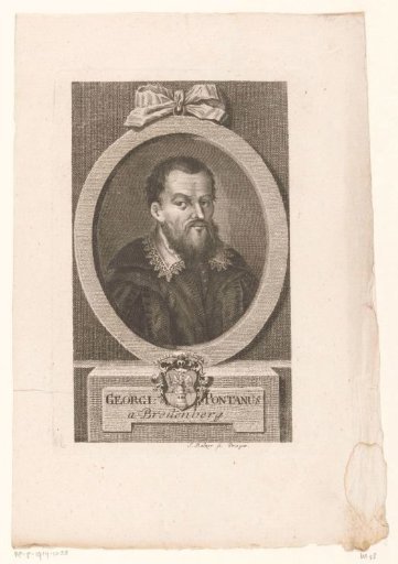 Portrait of Georg Barthold Pontanus