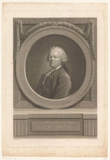 Portrait of Gottlieb Wilhelm Rabener