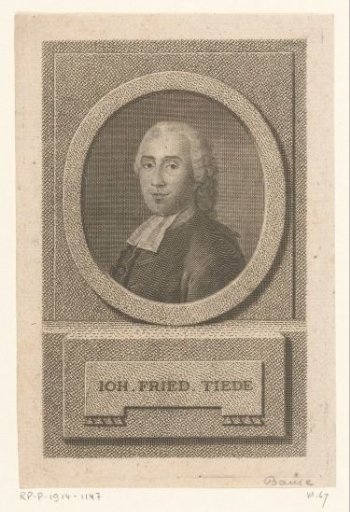 Portrait of Johann Friedrich Tiede