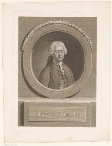 Portrait of Johann Peter Uz