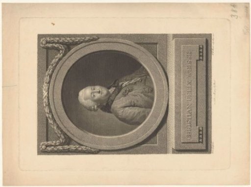 Portrait of Christian Felix Weisse