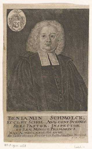 Portrait of Benjamin Schmolck