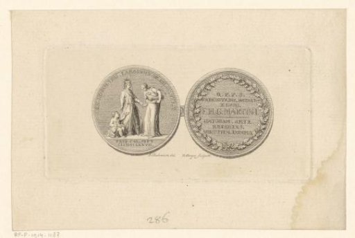 Medal in honor of the 48th birthday of Friedrich Heinrich Wilhelm Martini