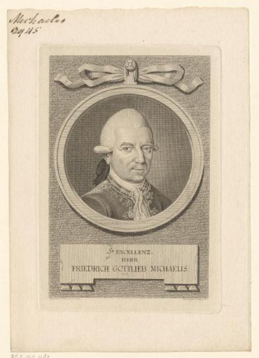 Portrait of Friedrich Gottlieb Michaelis