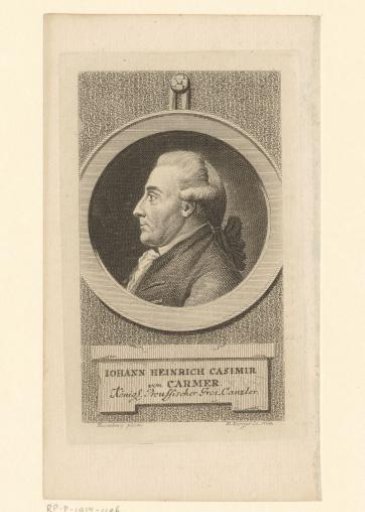 Portrait of Johann Heinrich Casimir von Carmer