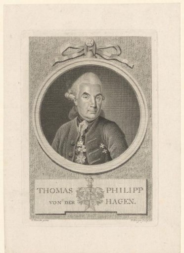 Portrait of Thomas Philipp von der Hagen