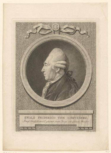 Portrait of Ewald Friedrich von Hertzberg