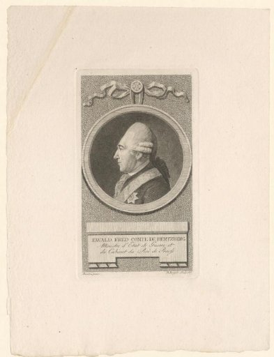 Portrait of Ewald Friedrich von Hertzberg