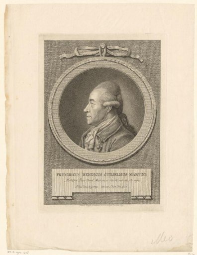 Portrait of Friedrich Heinrich Wilhelm Martini