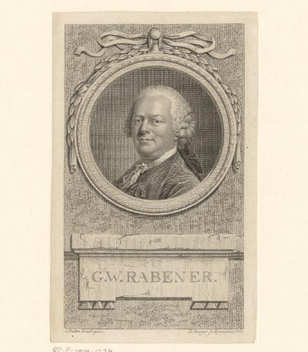 Portrait of Gottlieb Wilhelm Rabener