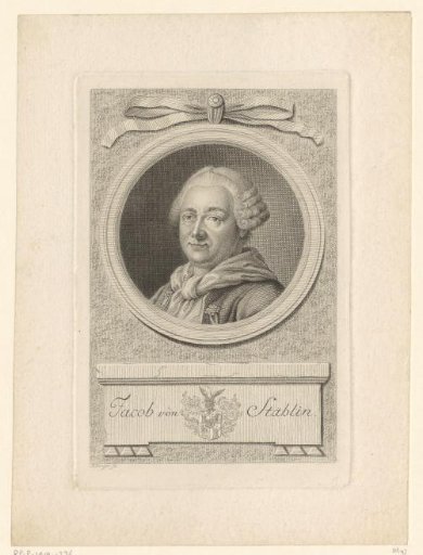 Portrait of Jacob von Stählin