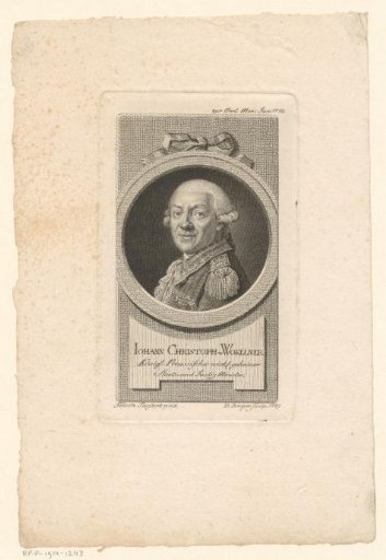 Portrait of Johann Christoph von Wöllner