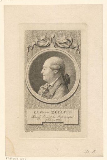 Portrait of Karl Abraham von Zedlitz