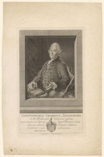 Portrait of Christoph Georg von Ziegenhorn