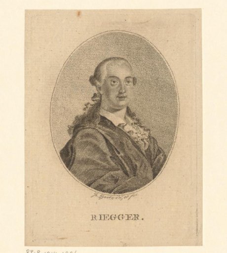 Portrait of Joseph Anton Stephan Riegger