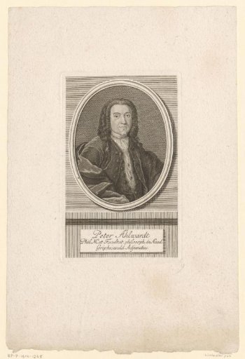 Portrait of Peter Ahlwardt
