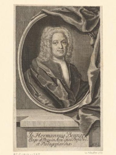 Portrait of Johann Hermann Benner
