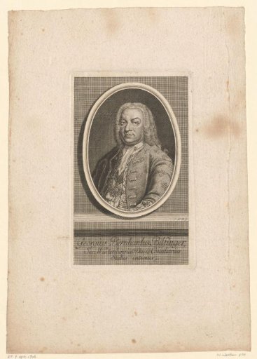 Portrait of Georg Bernhard Bilfinger