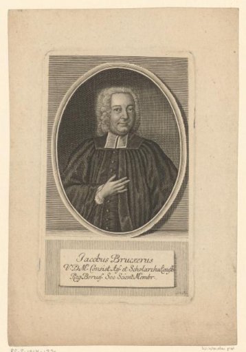 Portrait of Jacob Brucker