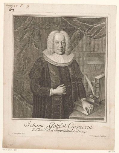 Portrait of Johann Gottlob Carpzov