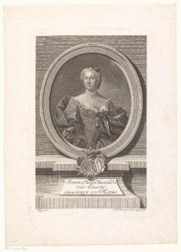 Portrait of Anna Sophia Blandina von Erath