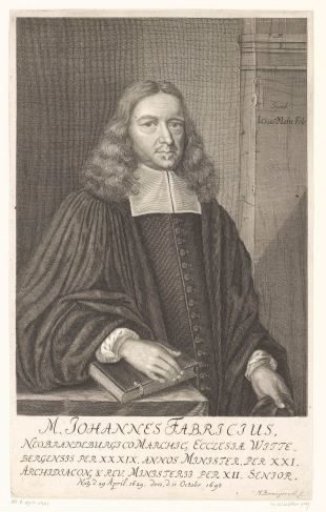 Portrait of Johann Fabricius