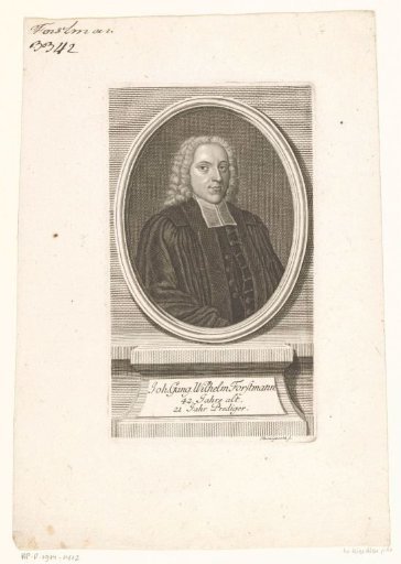 Portrait of Johann Gangolf Wilhelm Forstmann