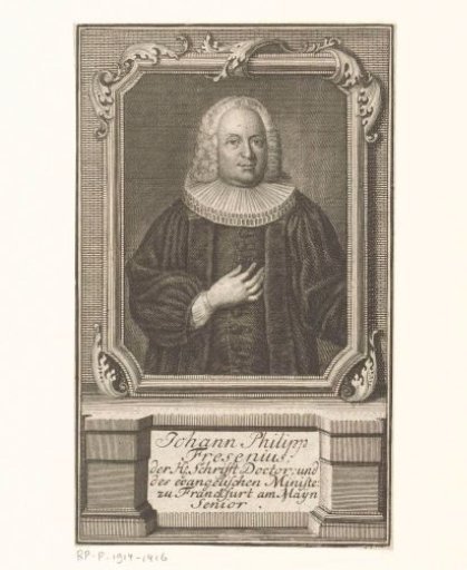 Portrait of Johann Philipp Fresenius