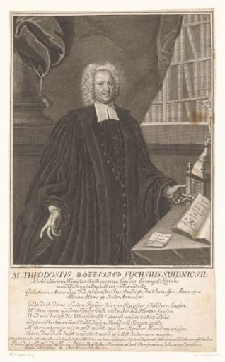 Portrait of Theodosius Gottfried Fuchs