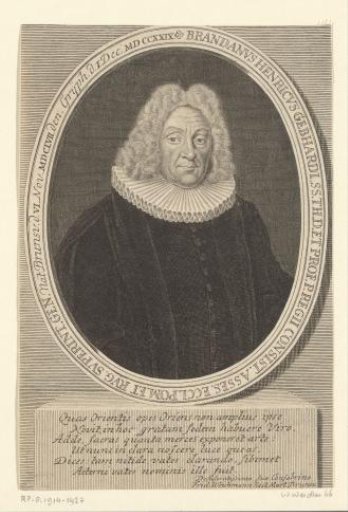 Portrait of Heinrich Brandanus Gebhardi
