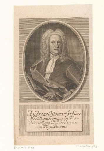 Portrait of Andreas Ottmar Goelicke