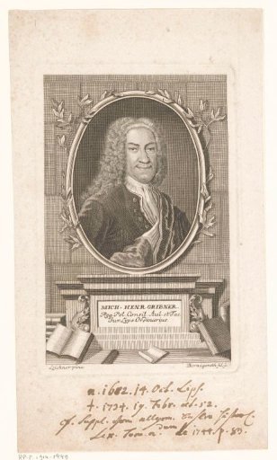 Portrait of Michael Heinrich Griebner