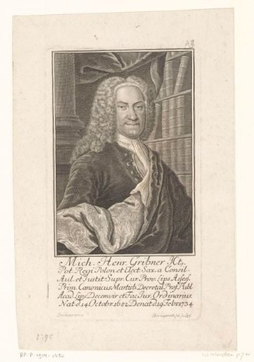 Portrait of Michael Heinrich Griebner