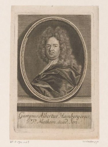 Portrait of Georg Albrecht Hamberger