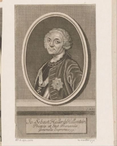 Portrait of Johann Sebastian Haller von Hallerstein