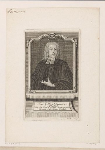 Portrait of Johann Gottfried Hermann