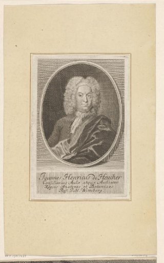 Portrait of Johann Heinrich von Heucher