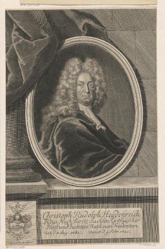 Portrait of Christoph Rudolf Heydenreich
