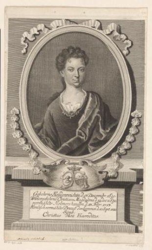 Portrait of Christiana Magdalena Helmershausen