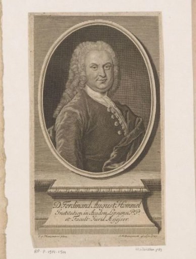 Portrait of Ferdinand August Hommel