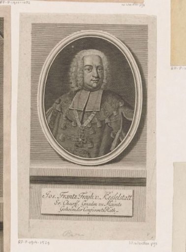 Portrait of Johann Franz von Kesselstatt