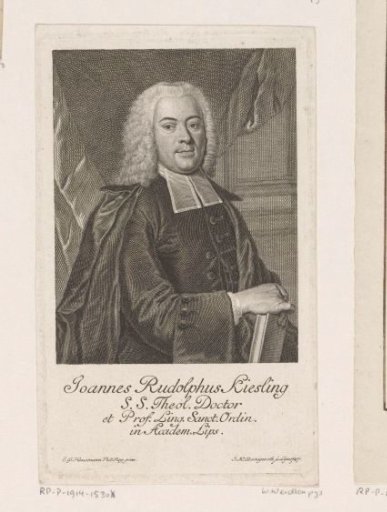 Portrait of Johann Rudolph Kiesling
