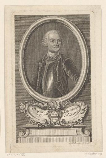 Portrait of Ewald Christian von Kleist
