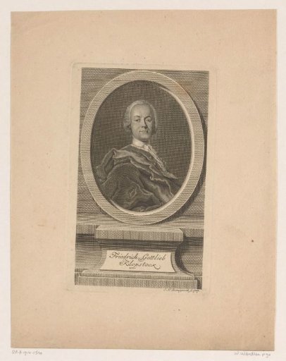 Portrait of Friedrich Gottlieb Klopstock
