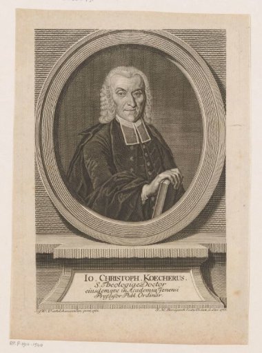Portrait of Johann Christoph Köcher