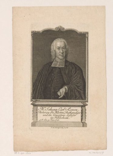 Portrait of Johann Carl Koken