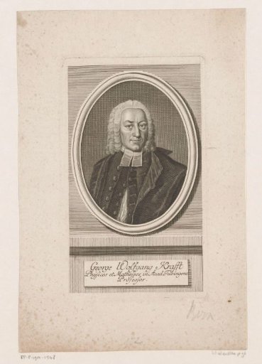 Portrait of Georg Wolfgang Krafft