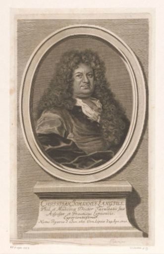 Portrait of Christian Johann Lange