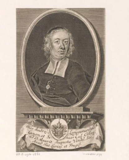 Portrait of Hieronymus Ambrosius Langenmantel